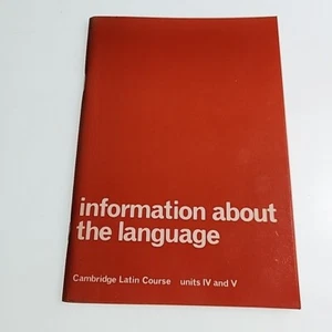 Cambridge Latin Course Units 4 & 5 1975 Paperback Book - Picture 1 of 6