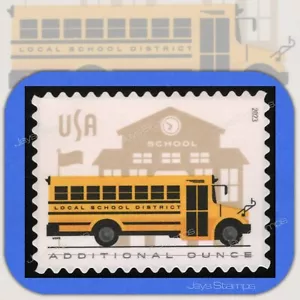 2023 SCHOOL BUS Additional Ounce Single -MINT-GENUINE- Stamp Cat # 5741 - Picture 1 of 2