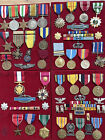 Vintage Medal Lot WWI, WWII, Korea 69 Pieces Antique War Military Medals 