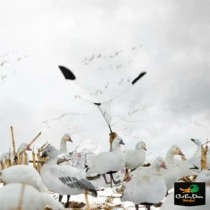 RIG'EM RIGHT WATERFOWL HYPNOTIZER SNOW GOOSE MOTION DECOY FLAPPER FLAG - Picture 1 of 3