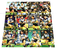 2008 SELECT NRL CHAMPIONS CARD BASE CARD FULL TEAM SET NTH QLD COWBOYS (12)