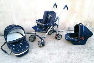 CHICCO TRIO - PASSEGGINO - NAVICELLA - CULLA - CARROZZINA - OVETTO - Foto 1 di 1