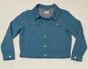 Hurley Womens Jean Jacket Teal Sz XL 6B - Picture 1 of 2