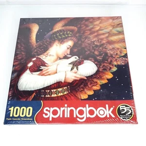 NUEVO Rompecabezas Springbok Angel & Dove 1000 Piezas Grande 24 x 30 Hoja de Olivo EE. UU. - Imagen 1 de 7