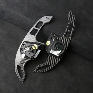 Customized for Volkswagen Golf 6 MK6 GTI6 Real Forged Carbon Fiber Shift Paddles - Picture 1 of 12