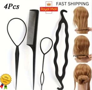 Topsy Tail Hair Braid Tool Ponytail Braid Maker Hair Styling Accessories EasyUse - Picture 1 of 7