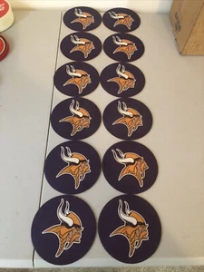 Posavasos de cerveza Minnesota Vikings - lote de 10: cartón - Imagen 1 de 3