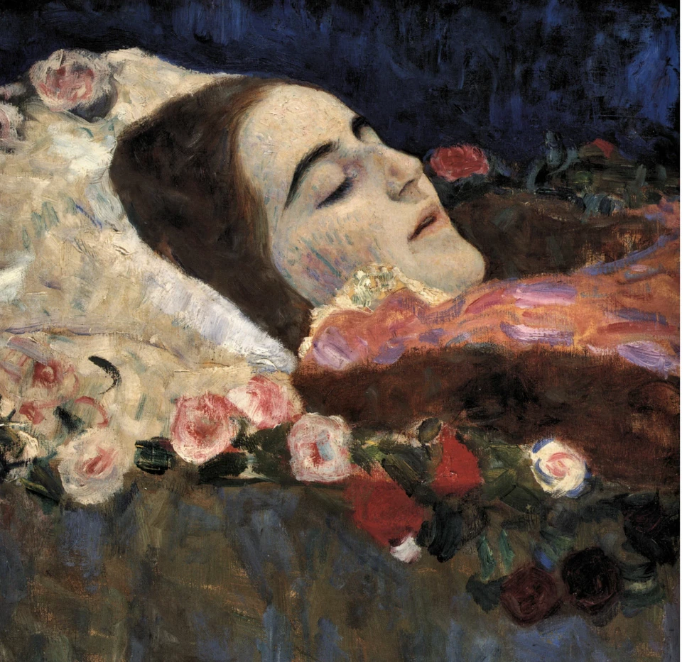 Ria Munk on her Deathbed : Gustav Klimt : Archival Quality Art Print Foto 1 de 1