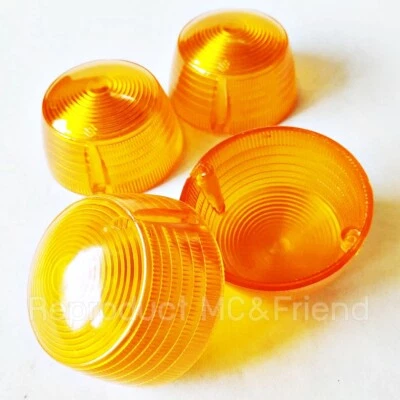 Juego de 4 lentes de señal de guiño Suzuki TC100 TC120 TC125 TC185 TC250 TC305 GT185 GT250 Foto 1 de 4