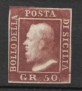 ITALIA SICILIA YV# 24 Como Nuevo Sin Goma - Imagen 1 de 1