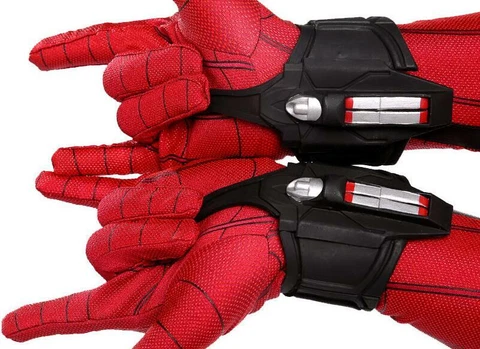 1Pair Iron Spider-Man Homecoming Web Shooter Halloween Cosplay Props Decor Cover
