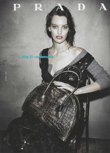 Rivista Prada 1 Pagina STAMPA ANNUNCIO Autunno 2013 AMANDA MURPHY Steven Meisel