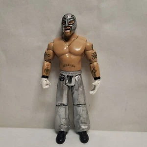 2007 Jakks Pacific WWE Rey Mysterio 7” Wrestling Figure Silver 619 Great Shape - Picture 1 of 7