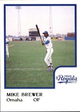 1986 Omaha Royals ProCards #3 Mike Brewer Shreveport Louisiana LA Baseball Card