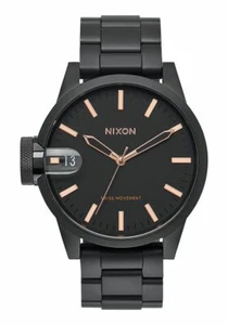 Nixon The Chronicle Black-Tone Dial Stainless Steel Quartz Men's Watch A441-957 - Bild 1 von 1