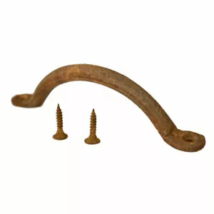 Manico con fiocco in ghisa 5" - finitura ruggine - Foto 1 di 2