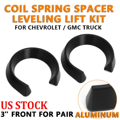 For Chevrolet GMC Blazer Suburban 3" Front Coil Spring Spacer Leveling Lift US Foto 1 de 4