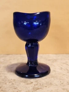 TOP ZUSTAND VINTAGE KOBALTBLAU JOHN BULL GLAS AUGENSPÜLBECHER PAT 14. AUGUST 1917 - Bild 1 von 11