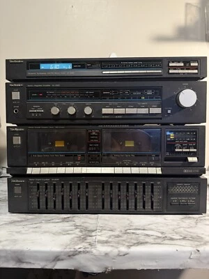 Technics Amplifier Tuner Cassette Equalizer SU-Z900 ST-Z990 RS-D224W SH-8028 - Image 1 of 4