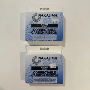 Nakajima Correctable Carbon Ribbon - AE-300 Series - 2 Packs - Picture 1 of 5