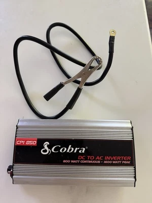 Untested Cobra CPI 850 Inverter 800 Continuous / 1600 Watt Peak DC  Used - Image 1 of 4