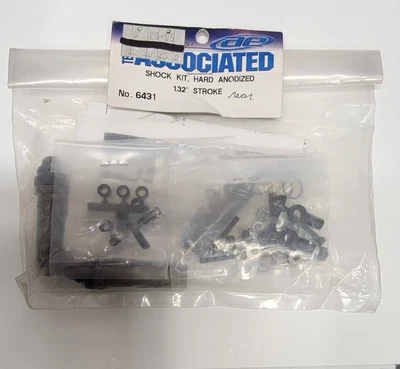 TEAM ASSOCIATED # 6431 Shock Kit Hard Anodized 1.32" Stroke NIP Vintage - Image 1 of 2