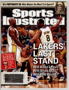 May 17 2004  Sports Illustrated Kobe Bryant Tim Duncan Karl Malone NBA HOF - Imagen 1 de 1