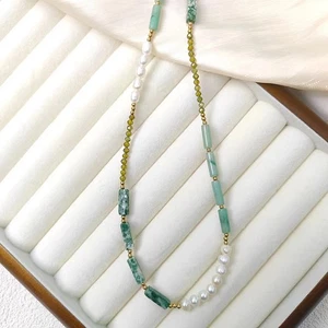 Collar Piedra Tianhe Azul Natural Mujer Gota Agua Collar Collar Collar - Imagen 1 de 5