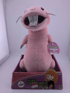 Peluche TALKIN' & GIGGLIN' RUFUS Kim Posible 10 Pulgadas ¡NUEVO FUNCIONANDO! - Imagen 1 de 6