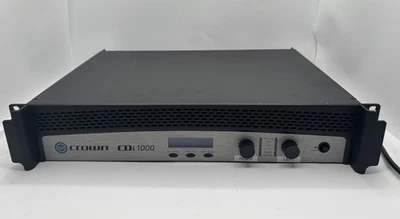 Crown CDI 1000 Amplificador de Potencia Profesional 2 Canales 500W Montaje en Rack Audio LEER Foto 1 de 4