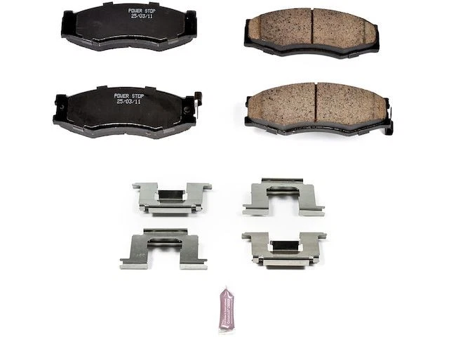 Front Brake Pad Set For 1984-1989 Nissan 300ZX Naturally Aspirated 1985 DS493JW - Imagem 1 de 1