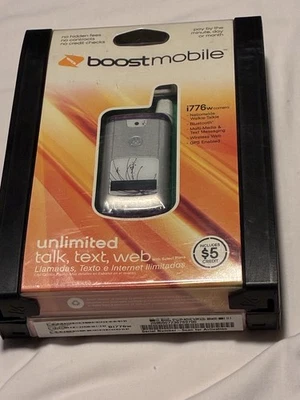 Vintage Motorola i776 Cell Flip Phone Rare In The Box With Design Purple - Image 1 of 2