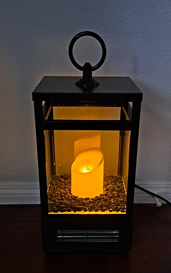 Duraflame 28" Eléctrico Infrarrojo Cuarzo Linterna Calentador con Control Remoto Bronce Excelente Foto 1 de 4