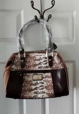 Nuevo con etiquetas Bolso de Mano de Diseñador Sharif con Cubierta Antipolvo "Original by Sharif 1827" Cuero y Gamuza Foto 1 de 4