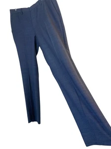 Hugo Boss Genius 2 Herren Slim Fit Stretch Wolle Anzughose 38 x 33,5 Blau RR10728 - Bild 1 von 14