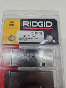 RIDGID 48270 1-1/4" High Speed Bolt Dies for Universal Die Heads - Picture 1 of 3