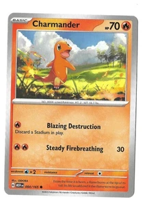 Charmander 4/165 Pokemon 151 Pokemon TCG - Picture 1 of 2