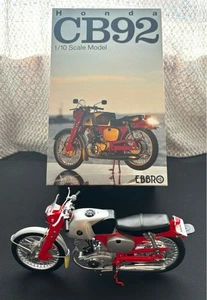 Ebbro Honda Cb92 1/10 Scale Model Kit Complete Motorcycle Replica Collectible - Picture 1 of 19