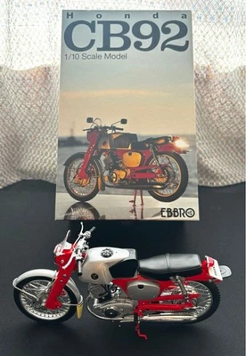 Ebbro Honda Cb92 1/10 Scale Model Kit Complete Motorcycle Replica Collectible - Image 1 of 4