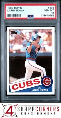 Larry Bowa Cubs 1985 Topps #484 PSA 10 Foto 1 de 3
