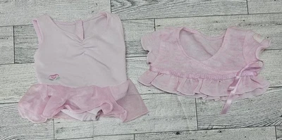 American Girl Bitty Baby Doll Ballerina To Be Set - Pink Leotard & Sweater Only  - Image 1 of 4