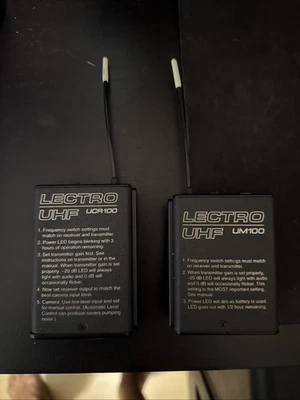 Lectrosonics UCR100 UHF Receiver & UM100 UHF Transmitter Block 29 - Image 1 of 4