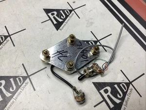 2001 Original Gibson Les Paul Control Harness Electronics Switch Plate - Picture 1 of 2