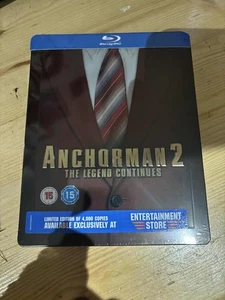 ANCHORMAN 2 - THE LEGEND CONTINUES Steelbook - Blu Ray NEW - STEEL BOOK UK - Picture 1 of 1