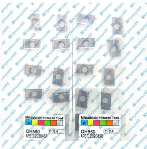 10PC HITACHI APET120204SR CH550 CNC Blade NEW - Picture 1 of 2