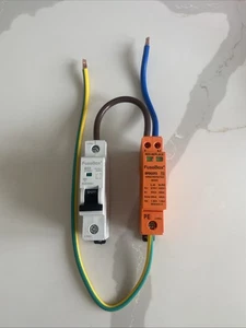Fusebox T2 SPD  c/w 32amp MCB - Picture 1 of 2