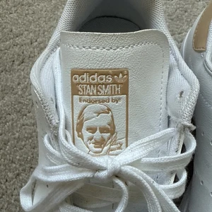 Adidas Stan Smith White Trainers Size 5 - Picture 1 of 7