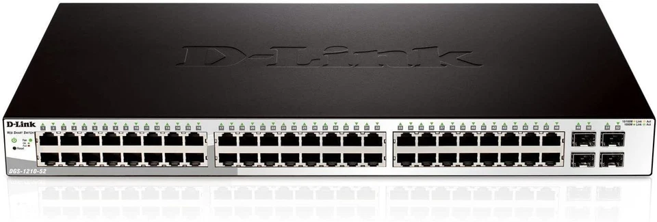 Smart Switch Gigabit D-Link DGS-1210-52 48 Ports with 4 Combo SFP Ports - Image 1 of 1