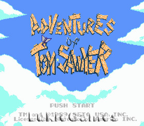 Adventures Of Tom Sawyer - NES Nintendo Game