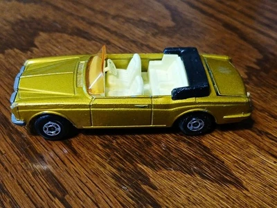 Vintage Matchbox Superfast Lesney #69 Rolls Royce Silver Shadow Coupe 1969 Gold - Image 1 of 4